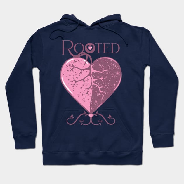 Deep-rooted in love, day and night Hoodie by dkdesigns27